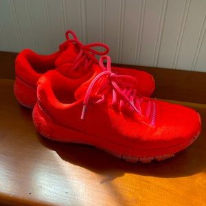 Under Armour women’s athletic shoes. Bright coral.